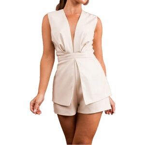 Do+be leather short romper